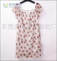 个性韩版式雪纺裙[加工订做][供应]_服饰加工_世界工厂网中国产品信息库